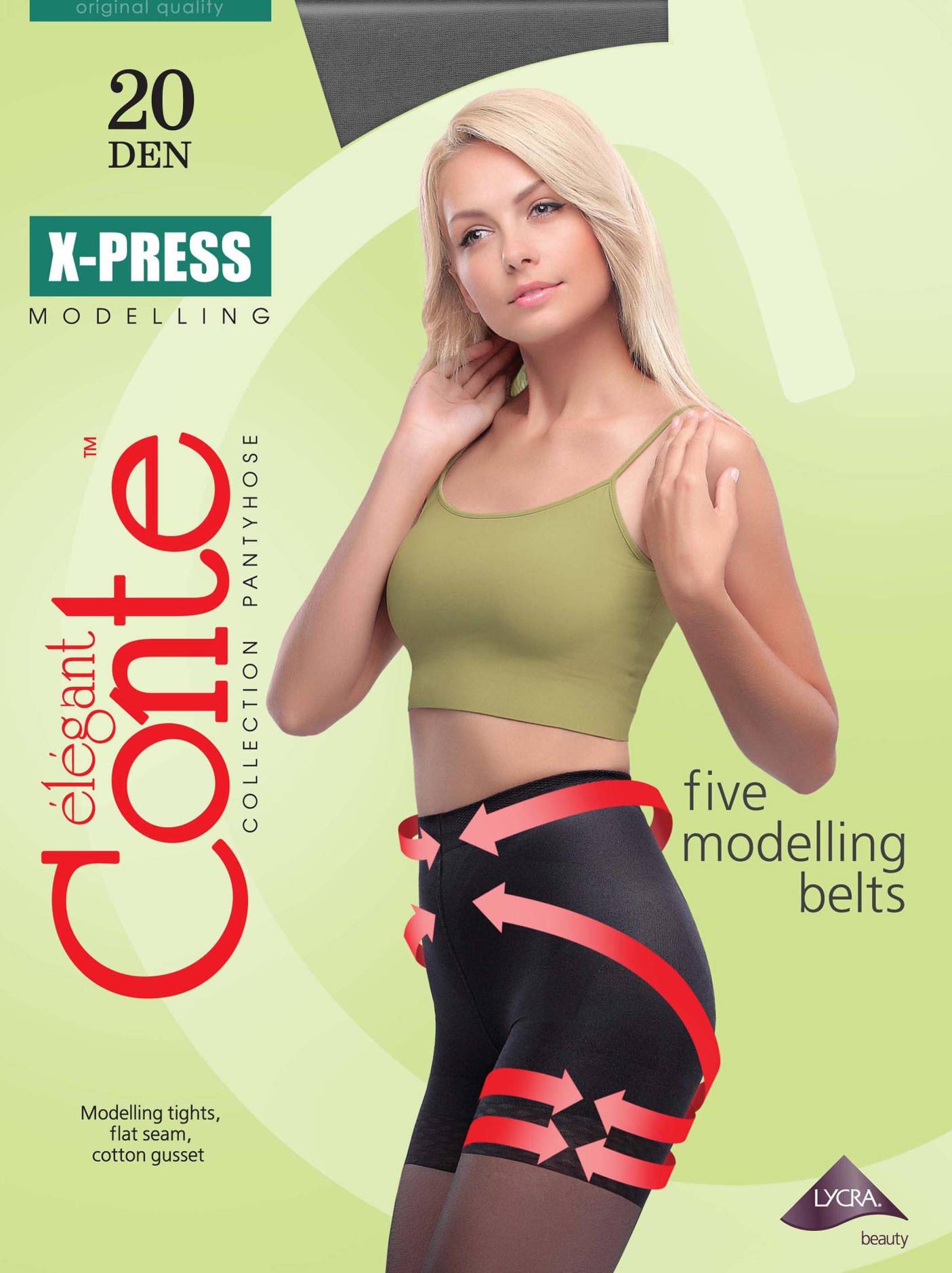 Купить Колготки женские Conte X-Press 20 bronzo