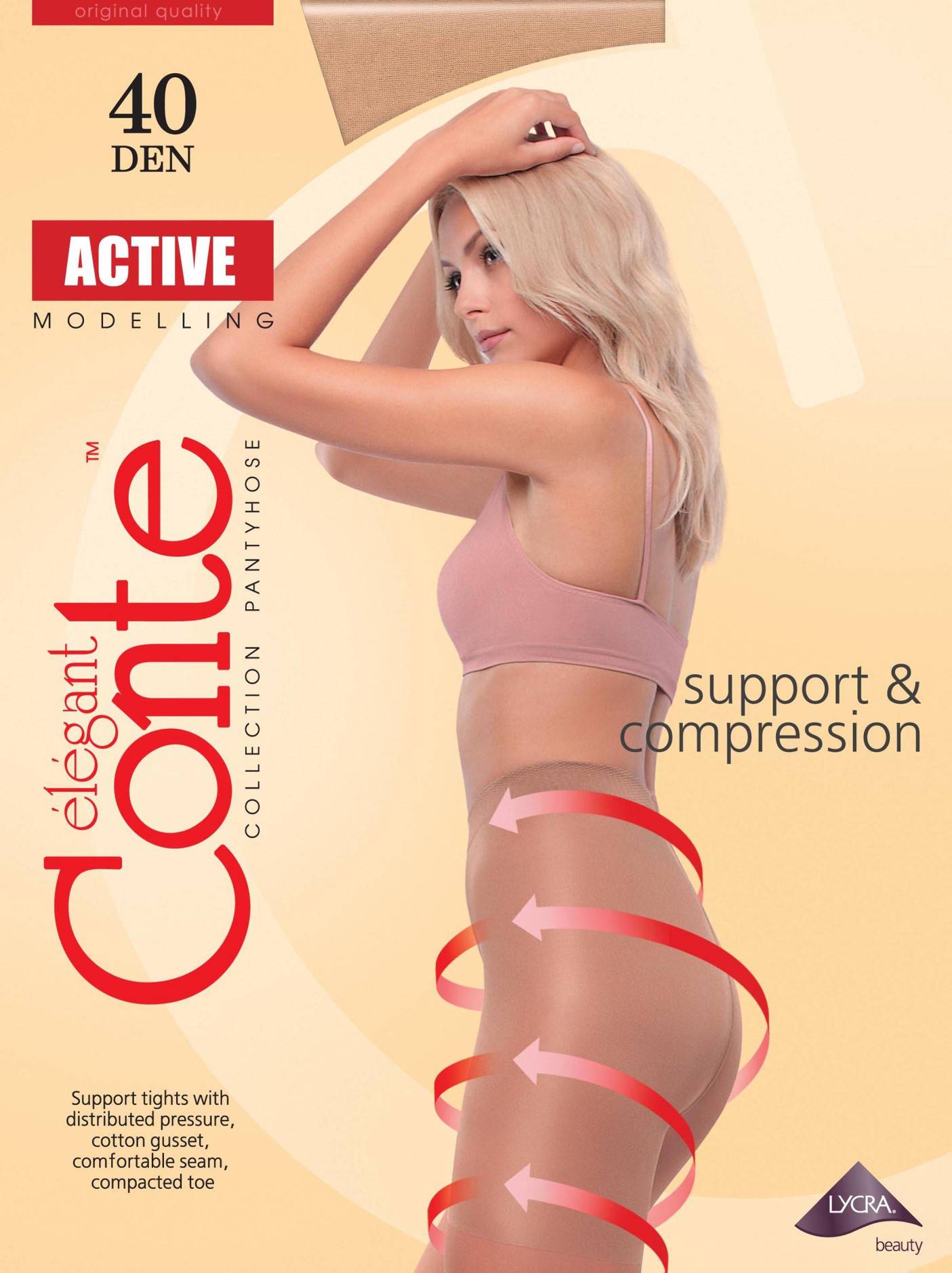 Купить Колготки женские Conte Active 40 mocco